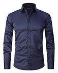 Soviska | Elastyczna koszula męska slim fit