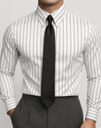 Soviska | Elegancka dopasowana koszula w paski