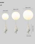 Soviska | Lampa sufitowa dziecięca LED – miś