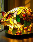 Soviska | Lampa witrażowa – zwierzęta