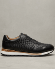 Soviska | Skórzane sneakersy plecione
