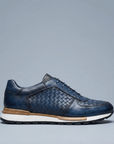 Soviska | Skórzane sneakersy plecione