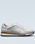 Soviska | Skórzane sneakersy plecione
