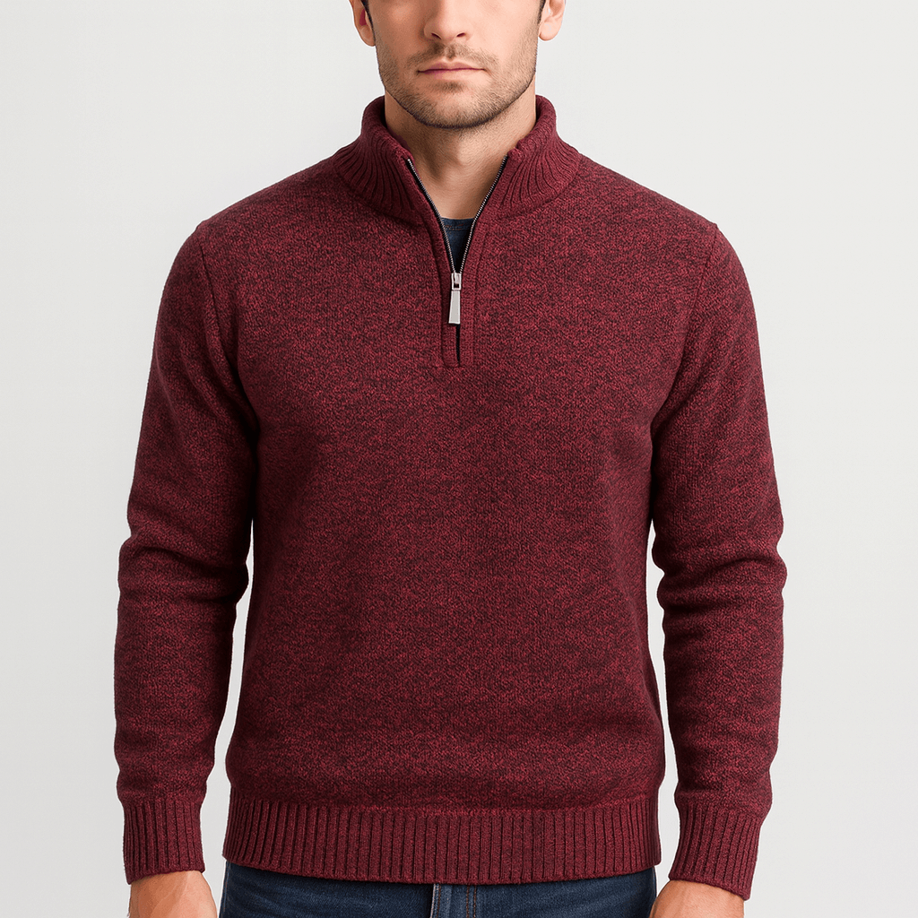 Soviska | Aksamitny sweter zimowy z golfem