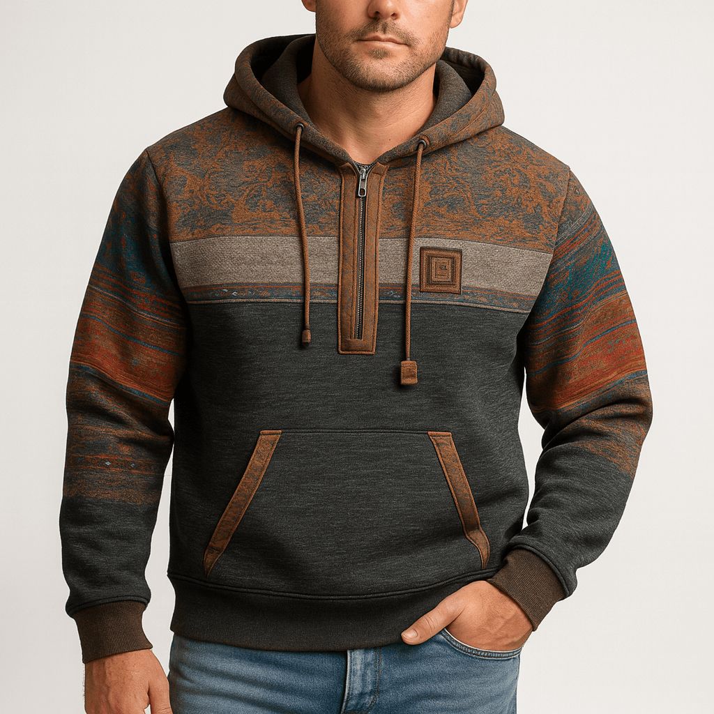 Soviska | Bluza z kapturem w stylu vintage z regulowanym kapturem i luźnym krojem