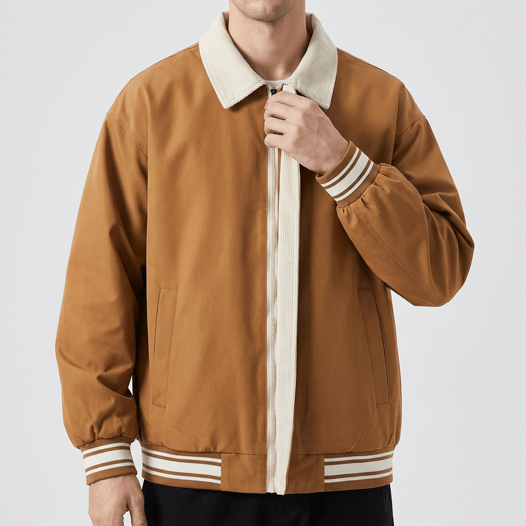 Soviska | Bomberka z teksturowanym kołnierzem