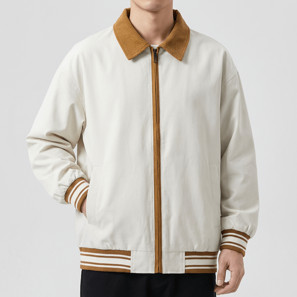 Soviska | Bomberka z teksturowanym kołnierzem