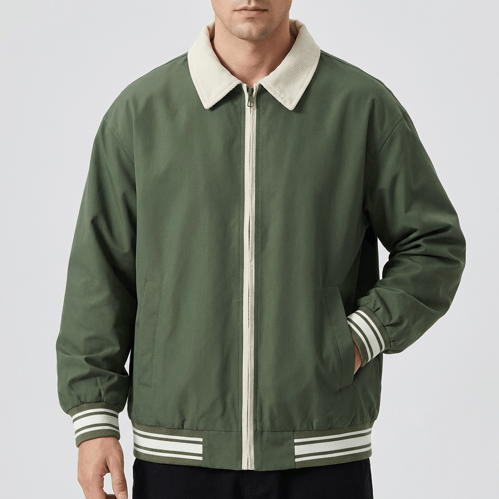 Soviska | Bomberka z teksturowanym kołnierzem