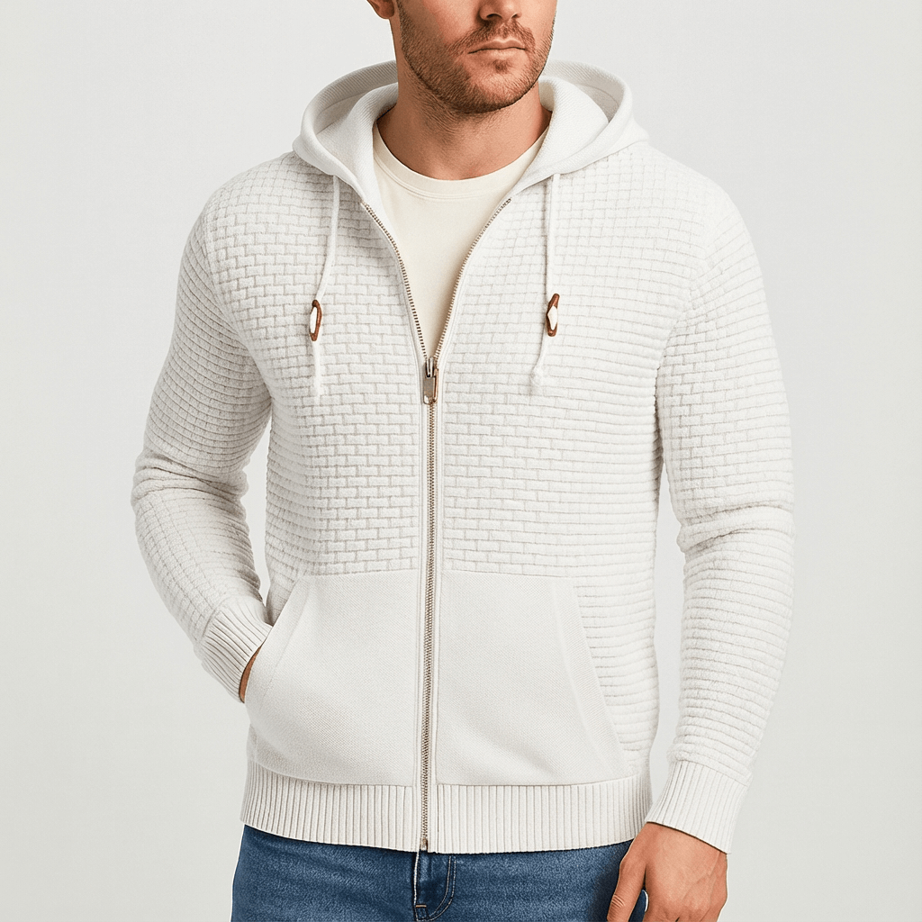 Soviska | Ciepła bluza z kapturem z kieszenią na kangur