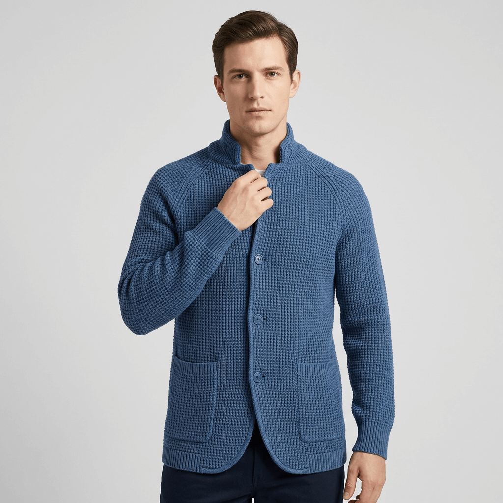 Soviska | Ciepły kardigan zapinany na guziki