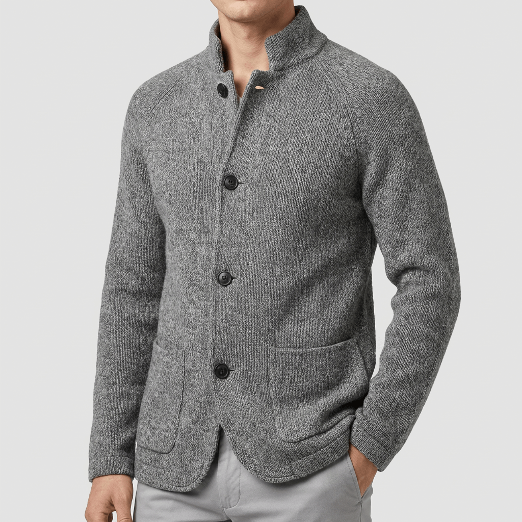 Soviska | Ciepły kardigan zapinany na guziki