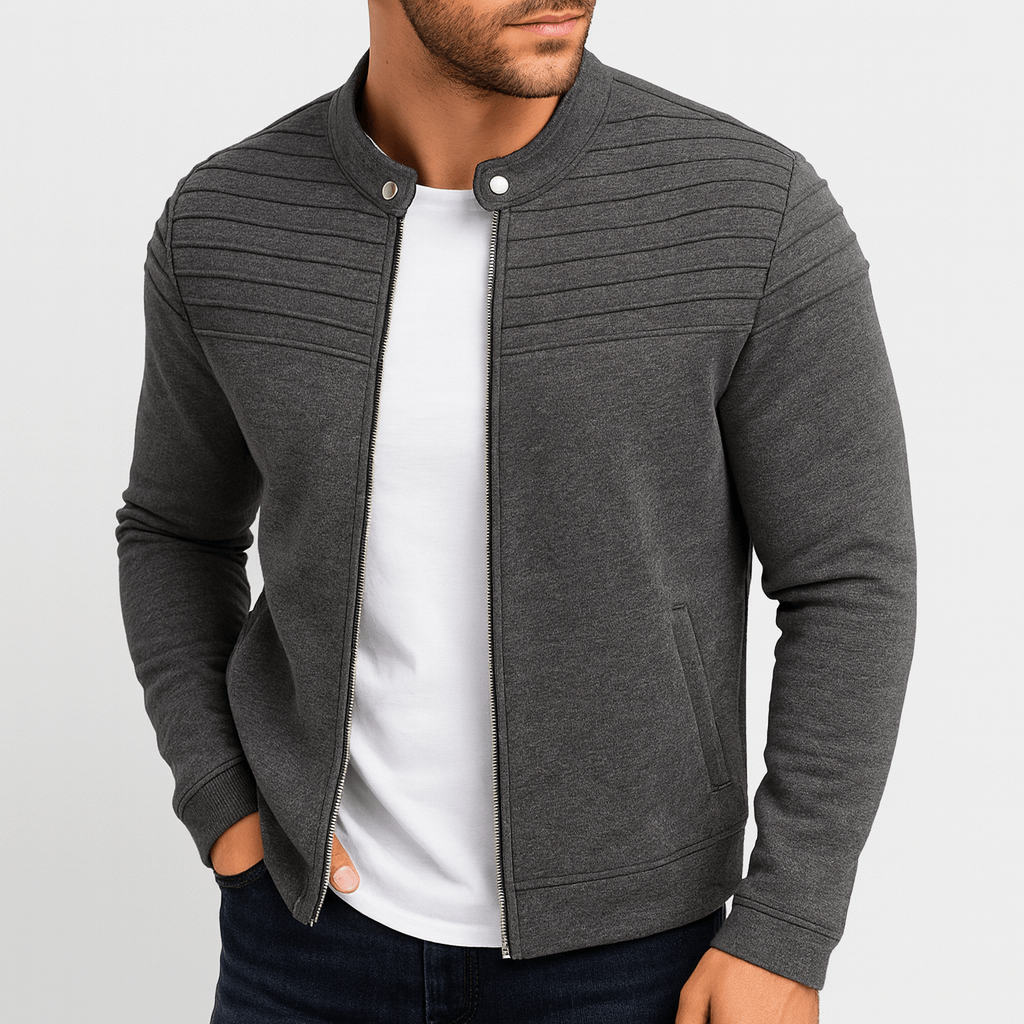 Soviska | Dopasowany krój kurtka przejściowa z klapą