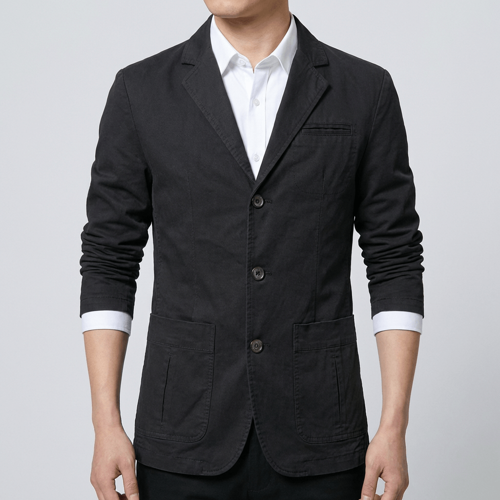 Soviska | Dopasowany krój marynarka z oddychającego materiału