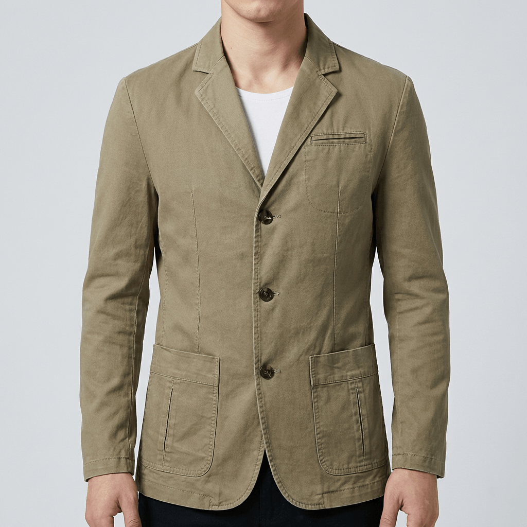 Soviska | Dopasowany krój marynarka z oddychającego materiału