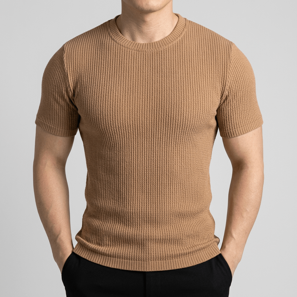 Soviska | Dopasowany t-shirt męski