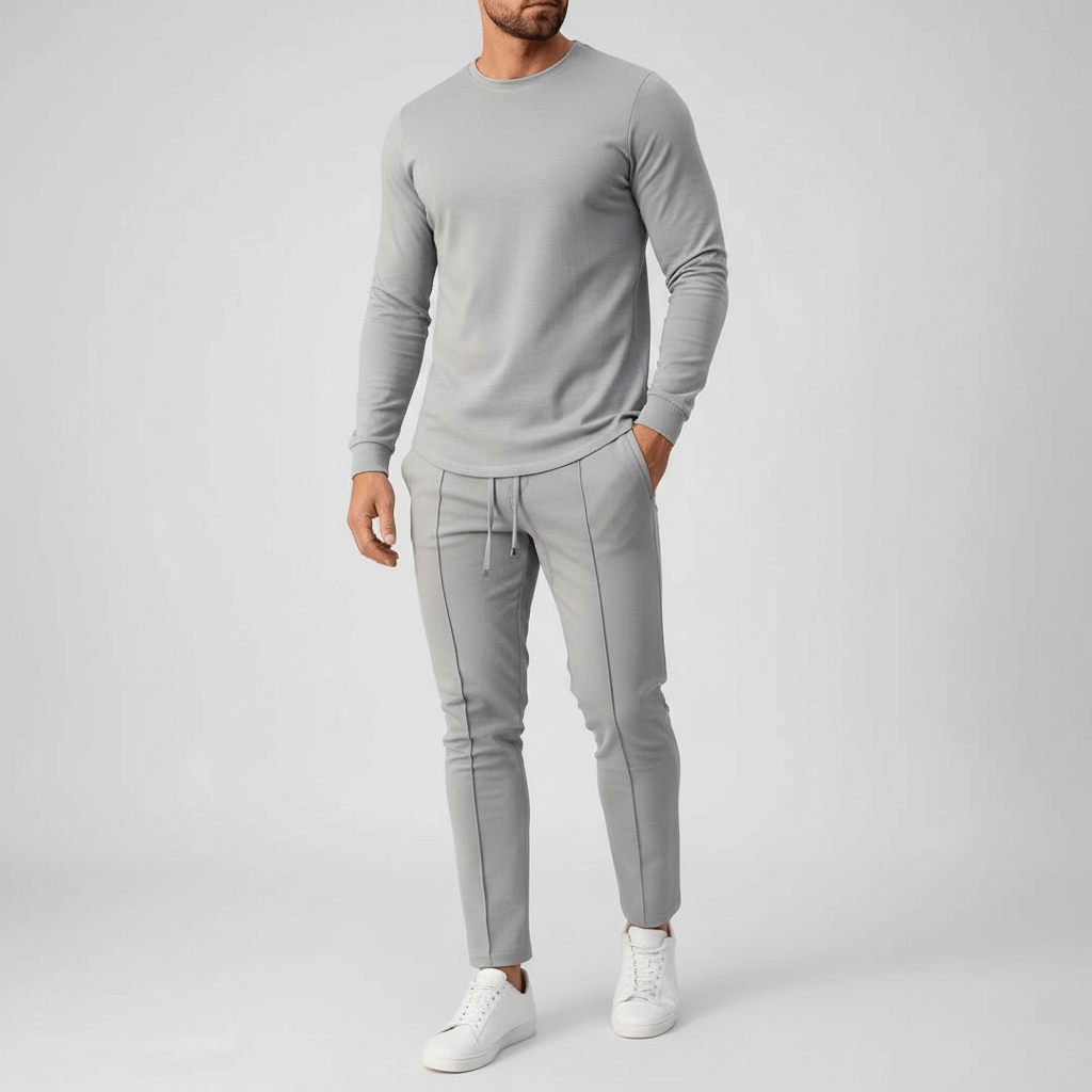 Soviska | Dopasowany zestaw z długim rękawem