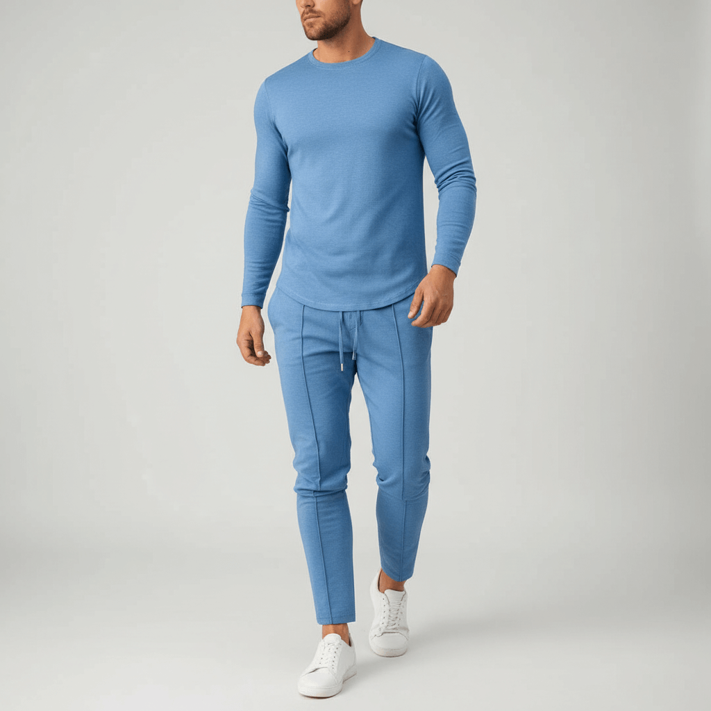 Soviska | Dopasowany zestaw z długim rękawem