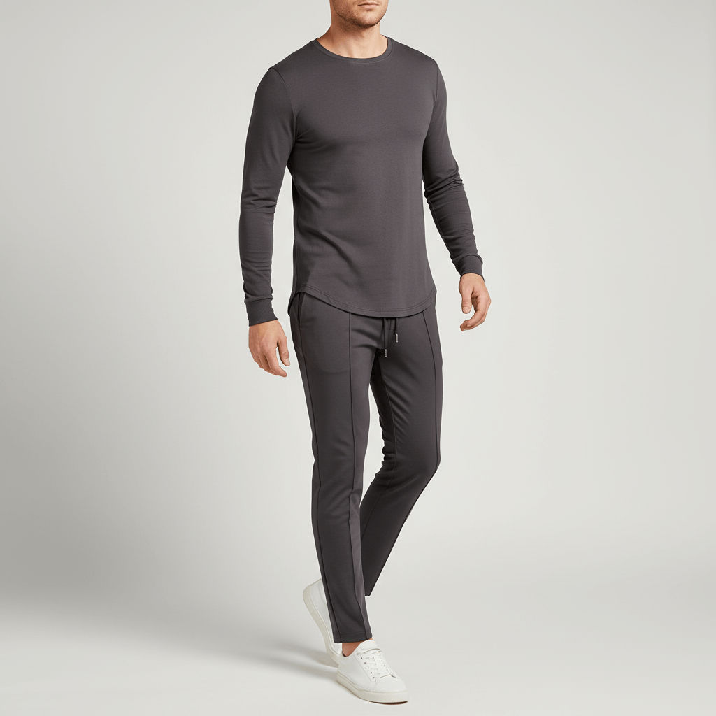 Soviska | Dopasowany zestaw z długim rękawem