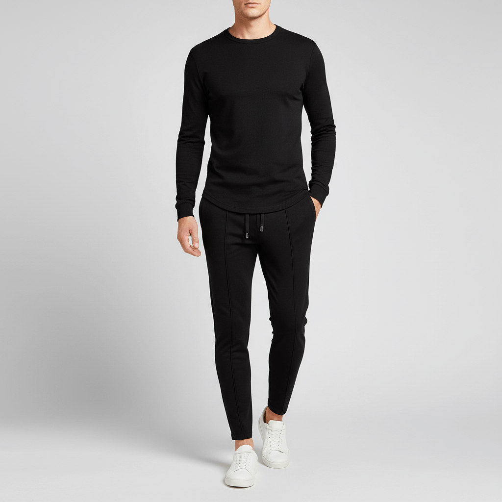 Soviska | Dopasowany zestaw z długim rękawem