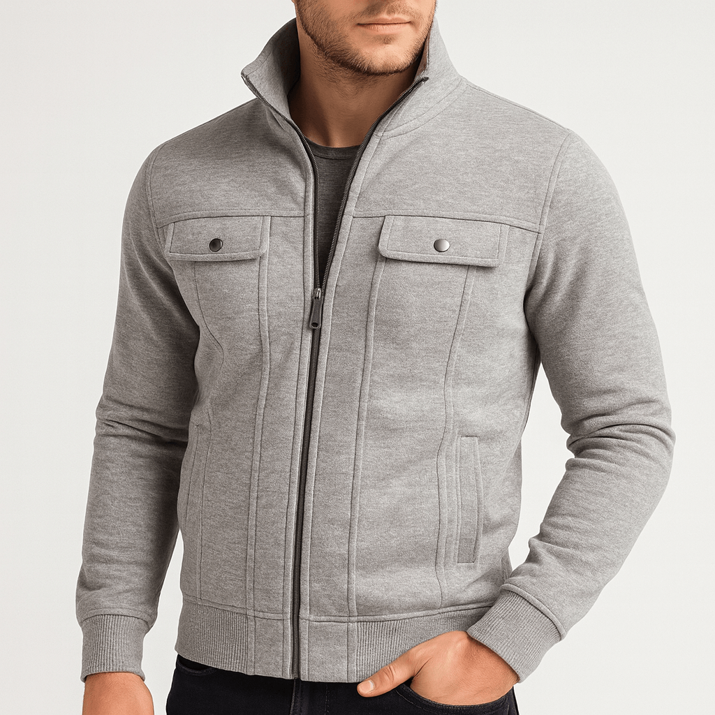 Soviska | Dwurzędowa kurtka polarowa z zatrzaskami