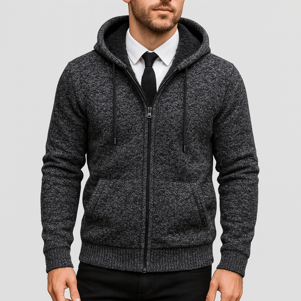 Soviska | Dzianinowy kardigan z ciepłą podszewką