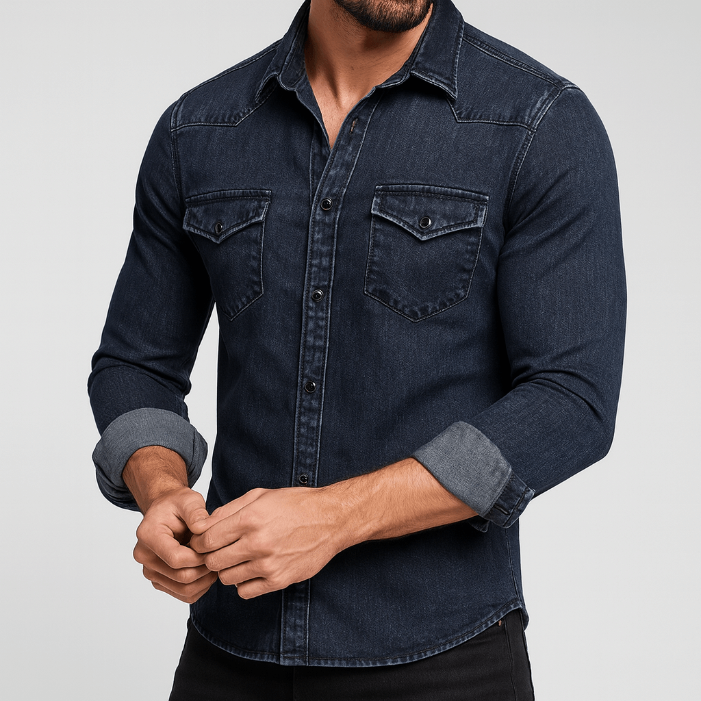 Soviska | Dżinsowa koszula slim fit