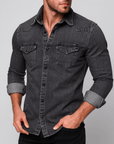 Soviska | Dżinsowa koszula slim fit