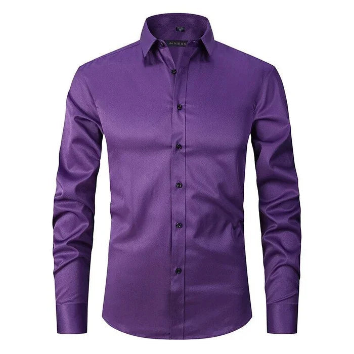 Soviska | Elastyczna koszula męska slim fit