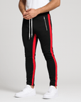 Soviska | Elastyczne spodnie dresowe z kontrastowymi paskami