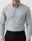 Soviska | Elegancka dopasowana koszula w paski