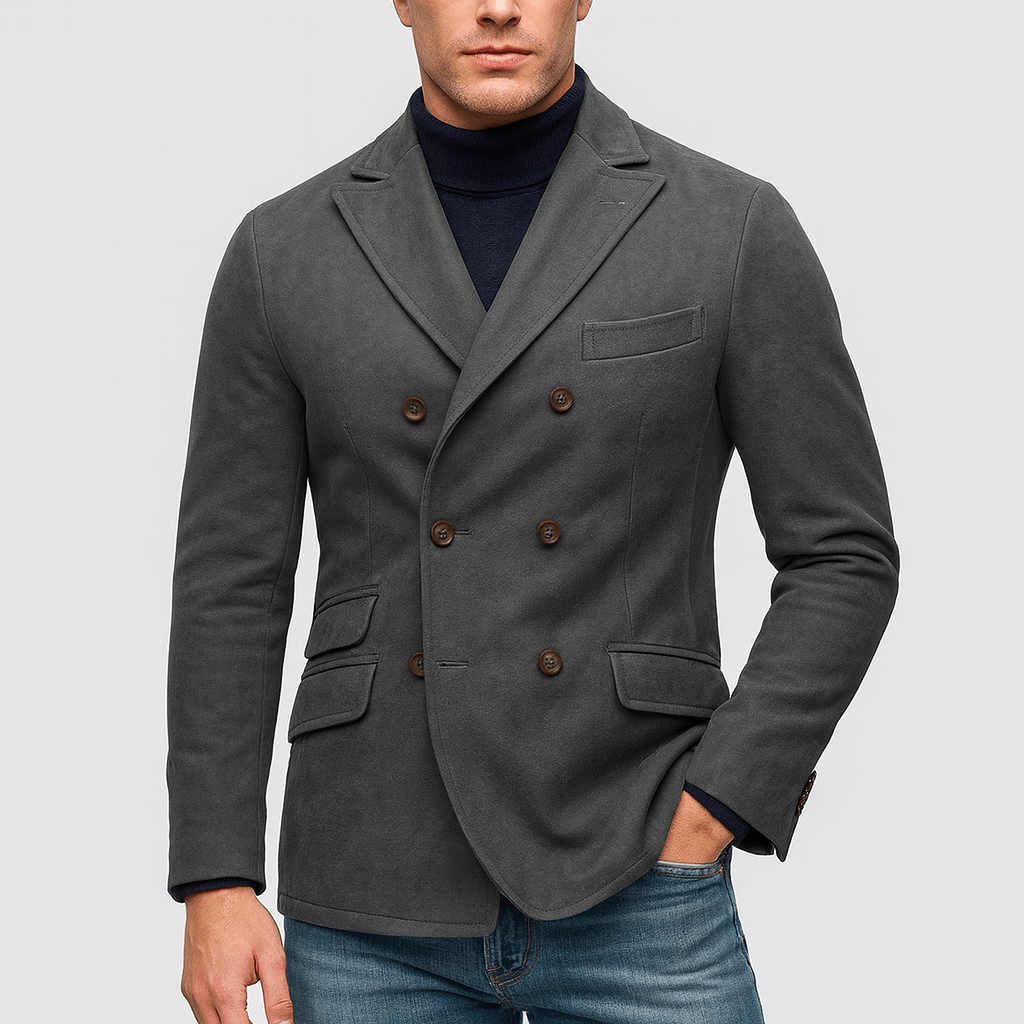 Soviska | Elegancka dwurzędowa marynarka