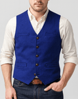 Soviska | Elegancka kamizelka męska z guzikami