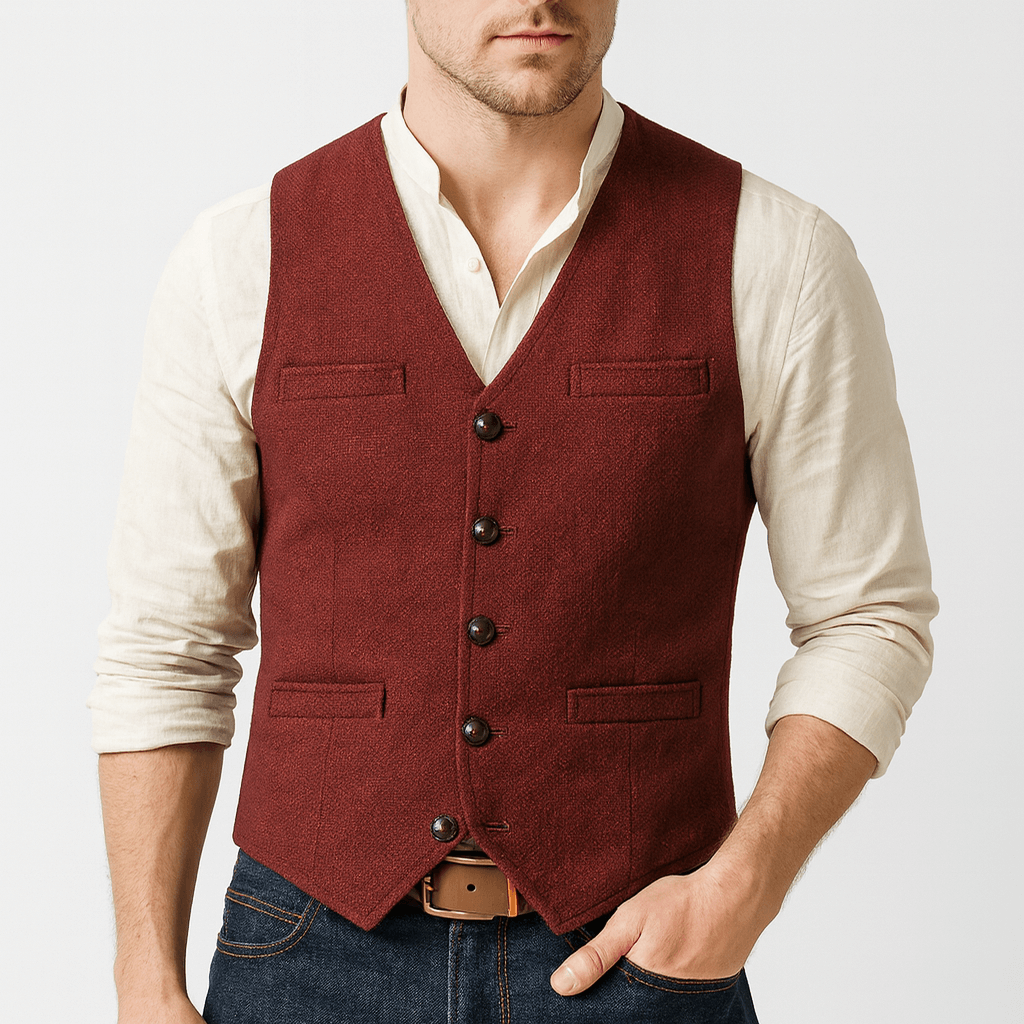 Soviska | Elegancka kamizelka z guzikami