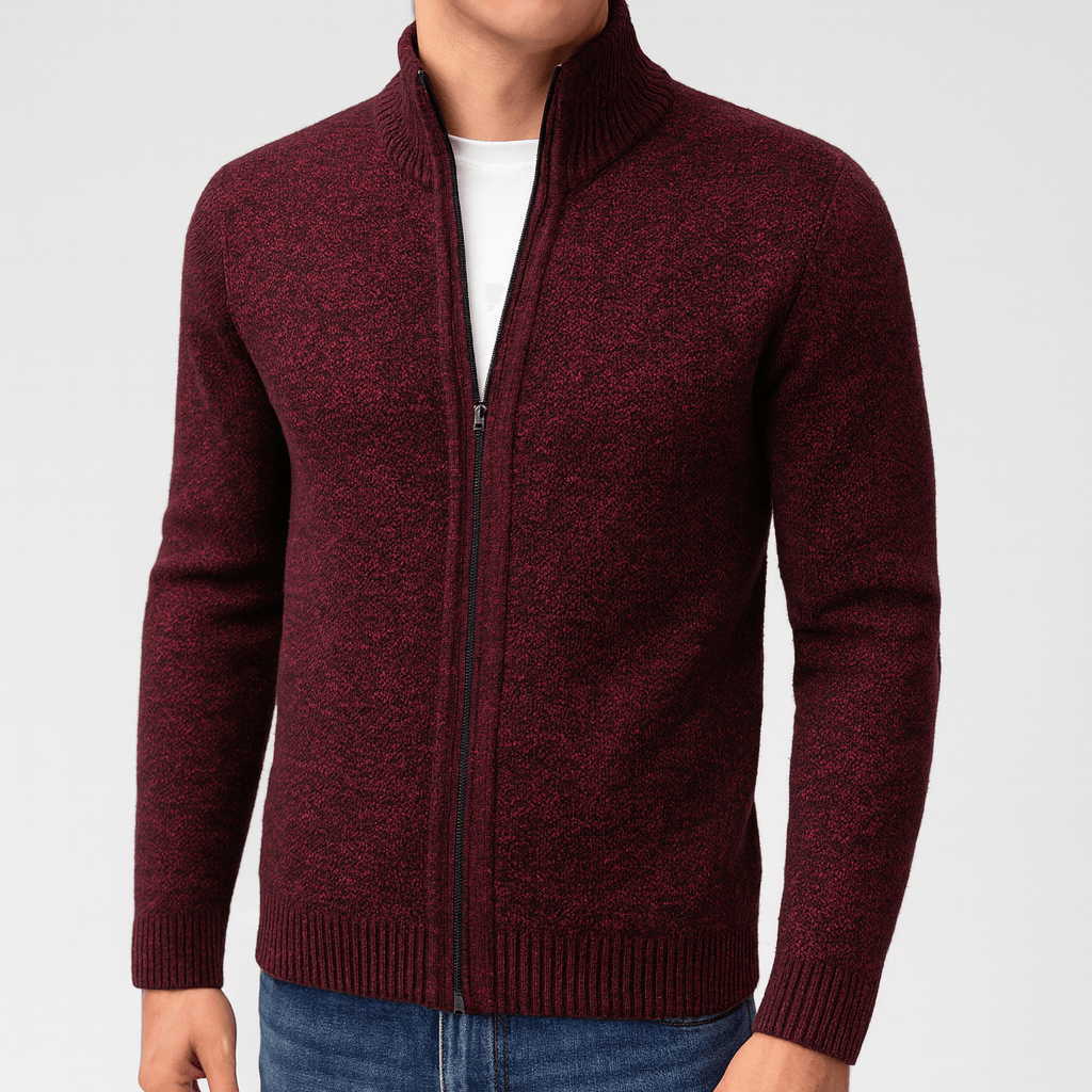 Soviska | Elegancki sweter ze stylowym zamkiem błyskawicznym