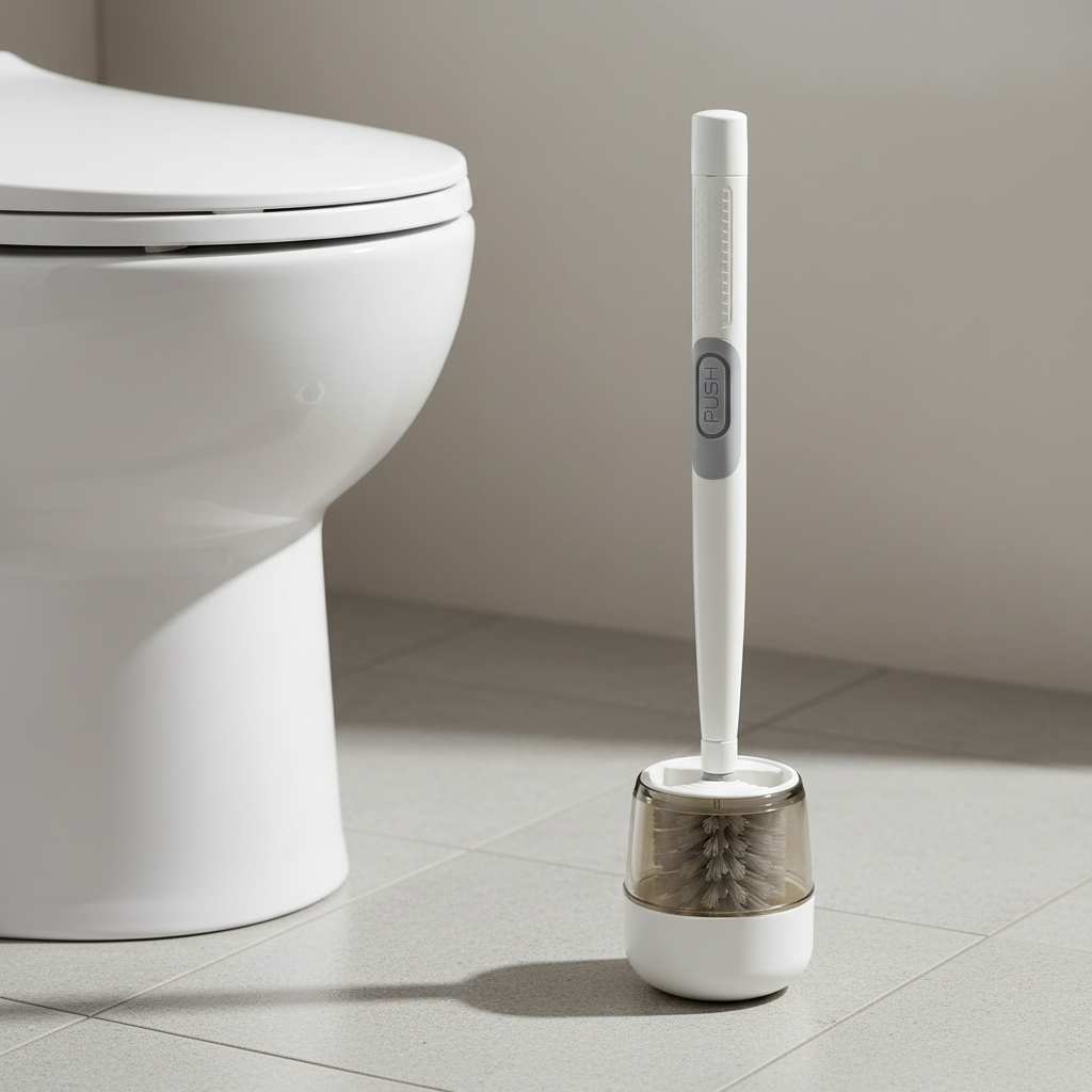 Soviska | Ergonomiczna szczotka do WC z pojemnikiem