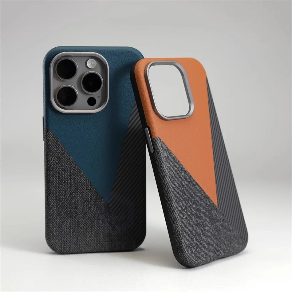 Soviska | Etui na iPhone w dwukolorowym wzorze