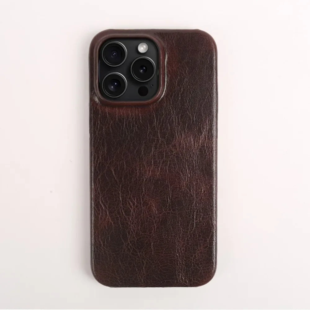 Soviska | Etui na iPhone w stylu skórzanym