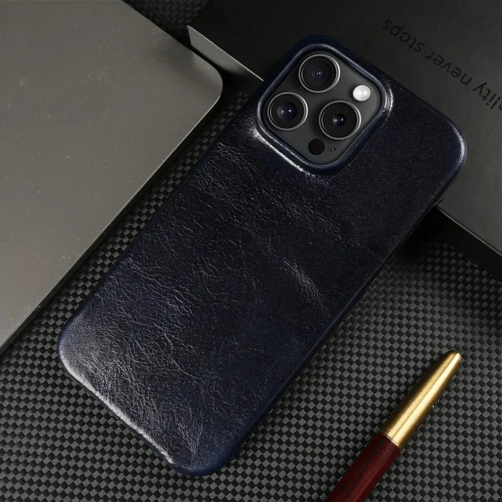 Soviska | Etui na iPhone w stylu skórzanym