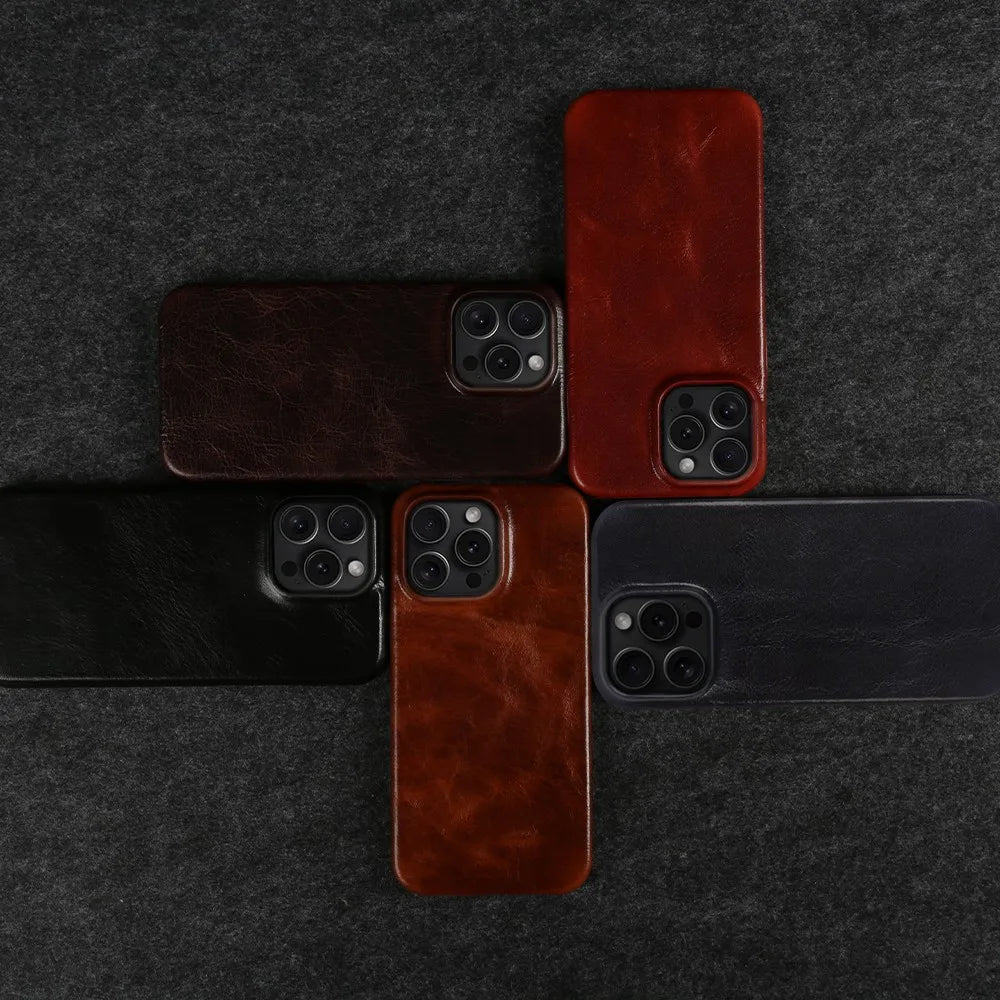 Soviska | Etui na iPhone w stylu skórzanym