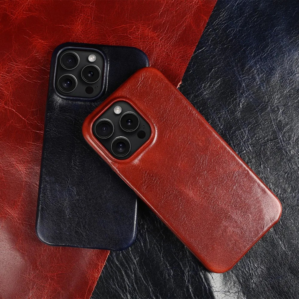 Soviska | Etui na iPhone w stylu skórzanym
