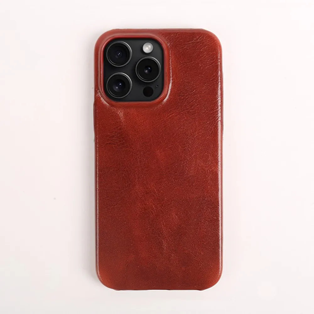 Soviska | Etui na iPhone w stylu skórzanym