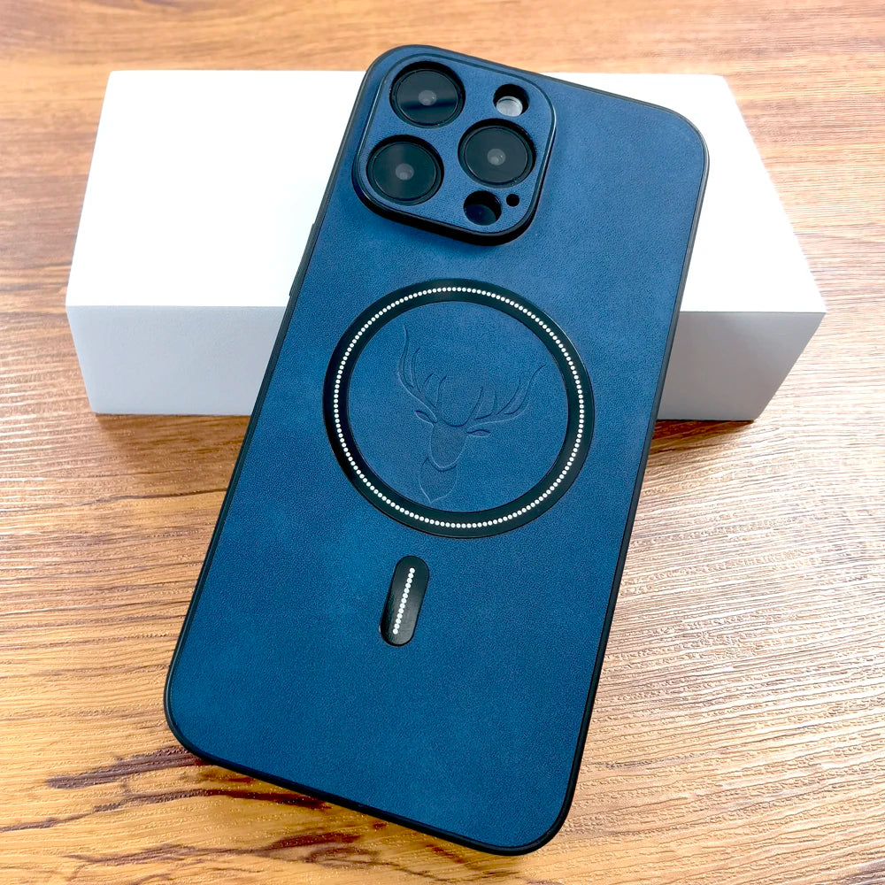 Soviska | Etui na iPhone w stylu zamszowym z MagSafe