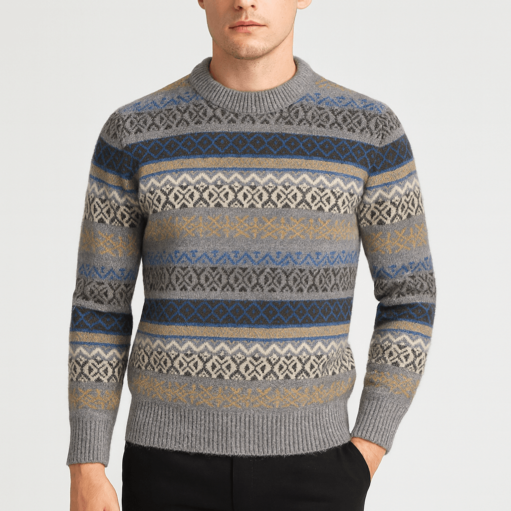 Soviska | Geometryczny wzór swetra