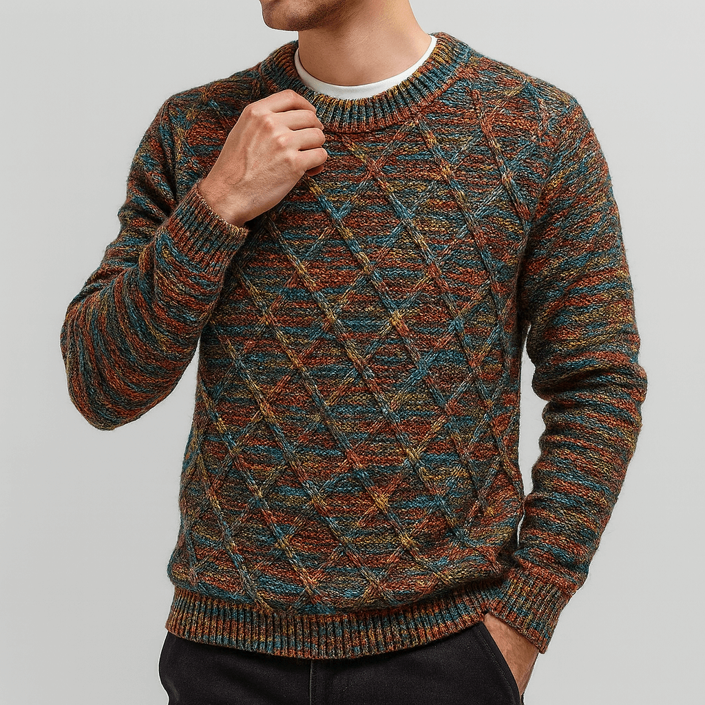 Soviska | Geometryczny wzór swetra