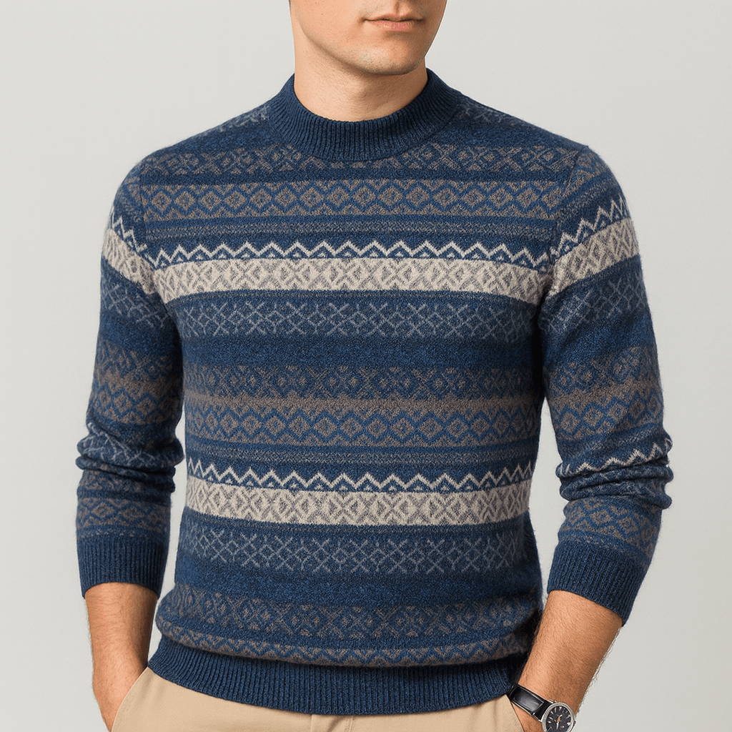 Soviska | Geometryczny wzór swetra