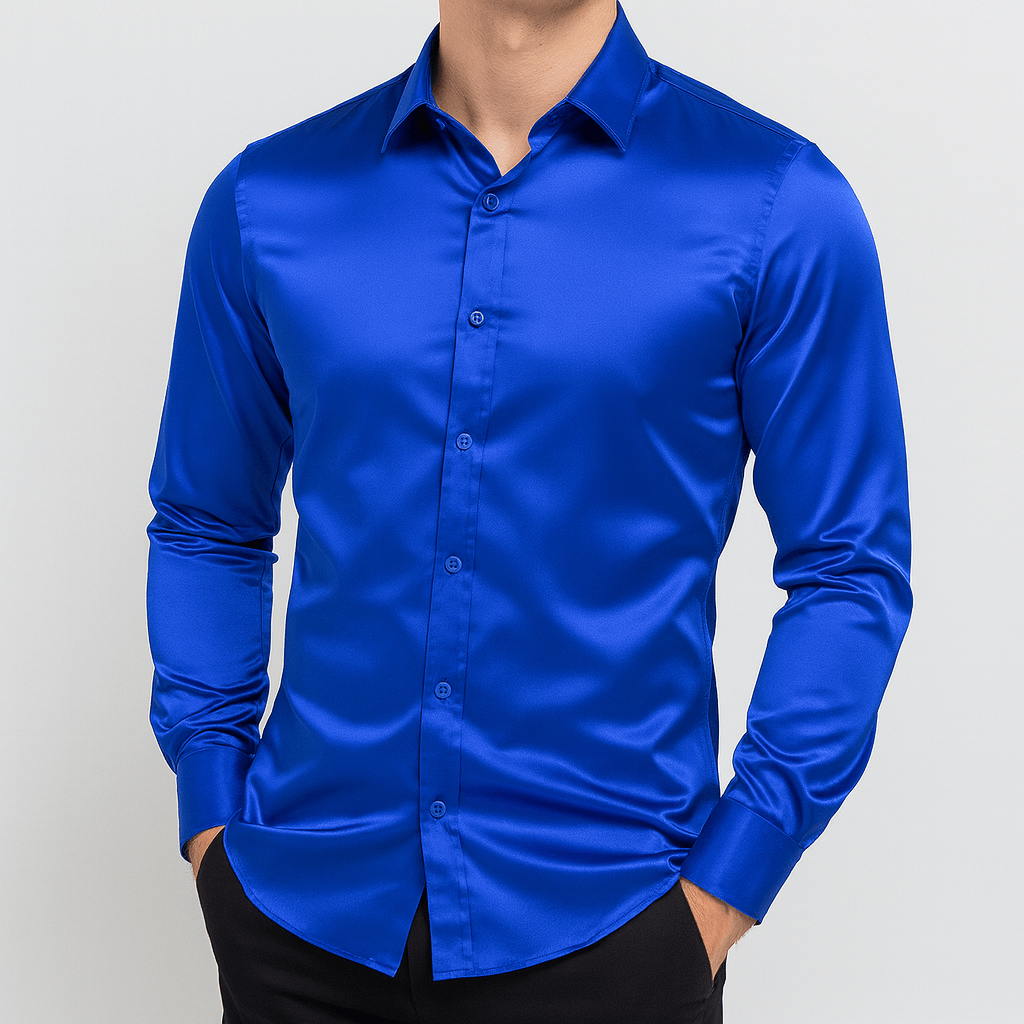 Soviska | Gładka satynowa koszula