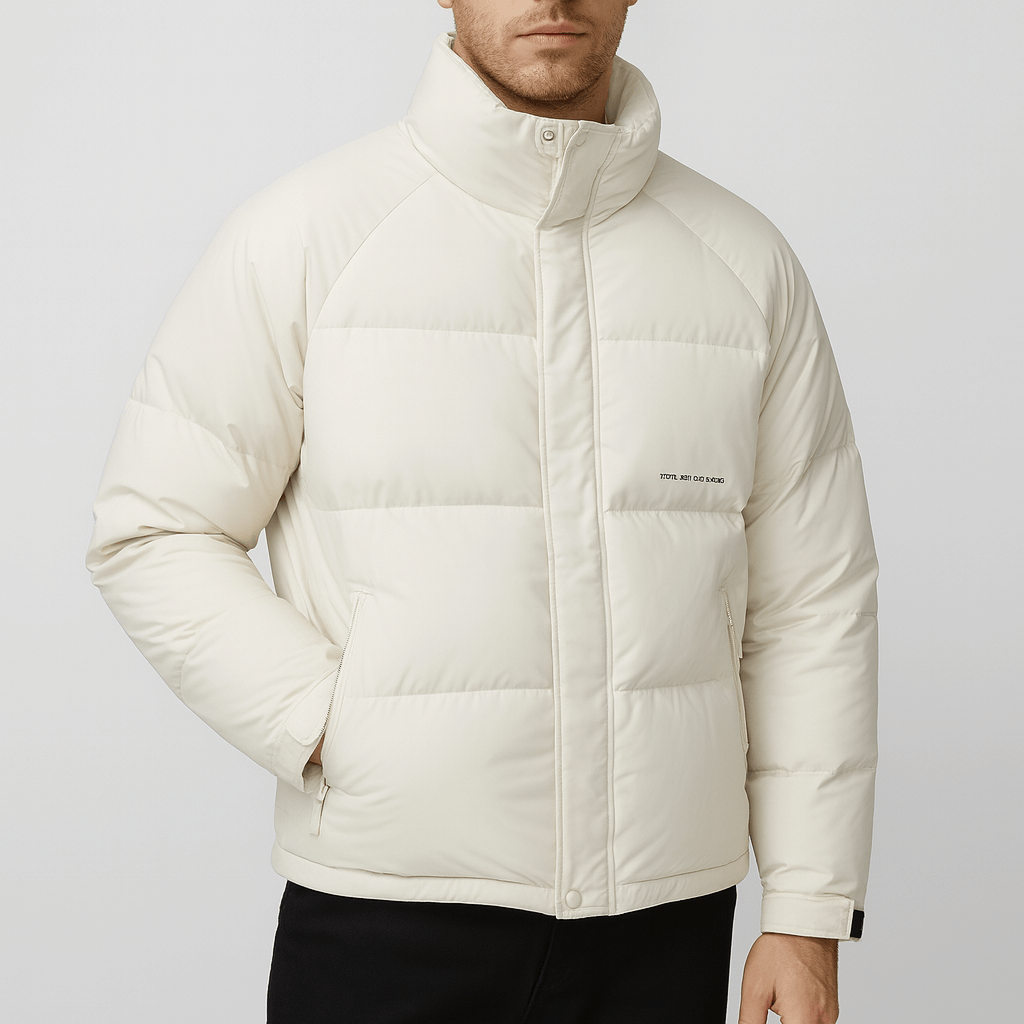 Soviska | Gruba puchowa kurtka z luźnym krojem