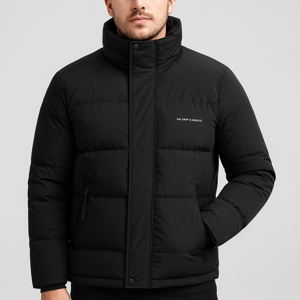 Soviska | Gruba puchowa kurtka z luźnym krojem