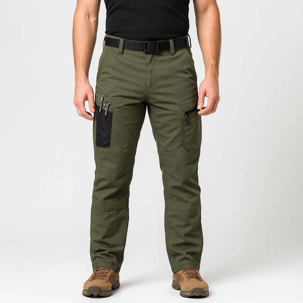 Soviska | Kamuflażowe spodnie taktyczne z tkaniny ripstop