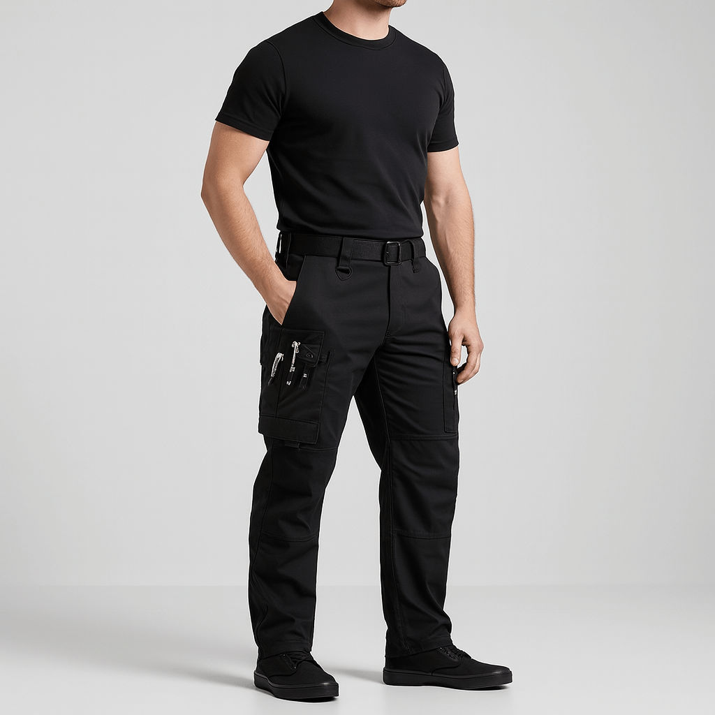 Soviska | Kamuflażowe spodnie taktyczne z tkaniny ripstop